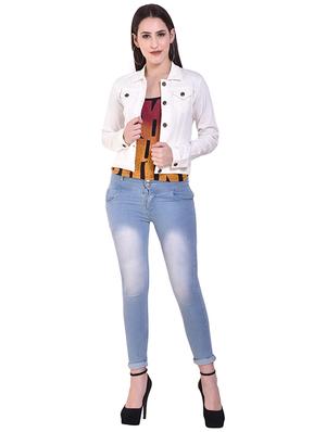 button-up denim jacket - 15858751 - Standard Image - 4