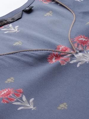 Straight printed kurta - 15858899 - Standard Image - 4