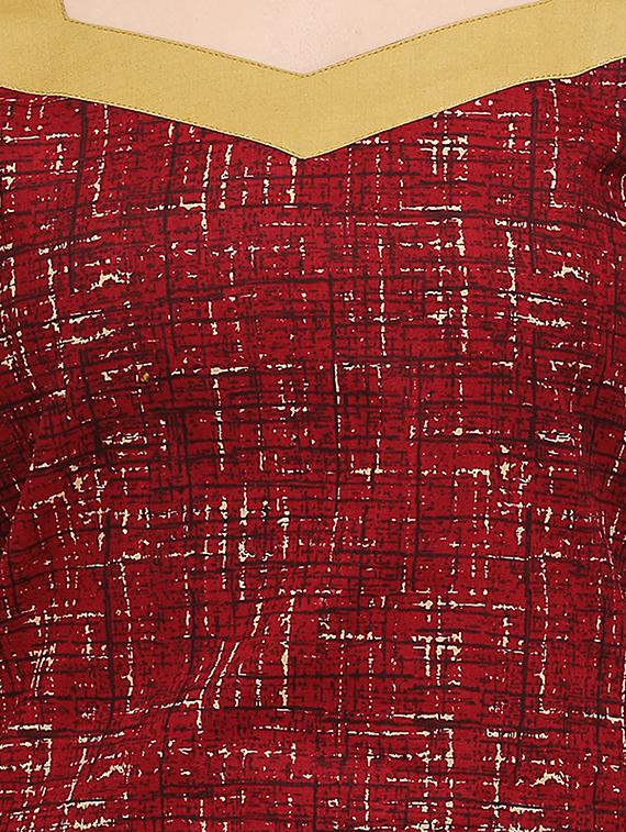 Printed unstitched churidaar suit - 15858969 - Zoom Image - 4