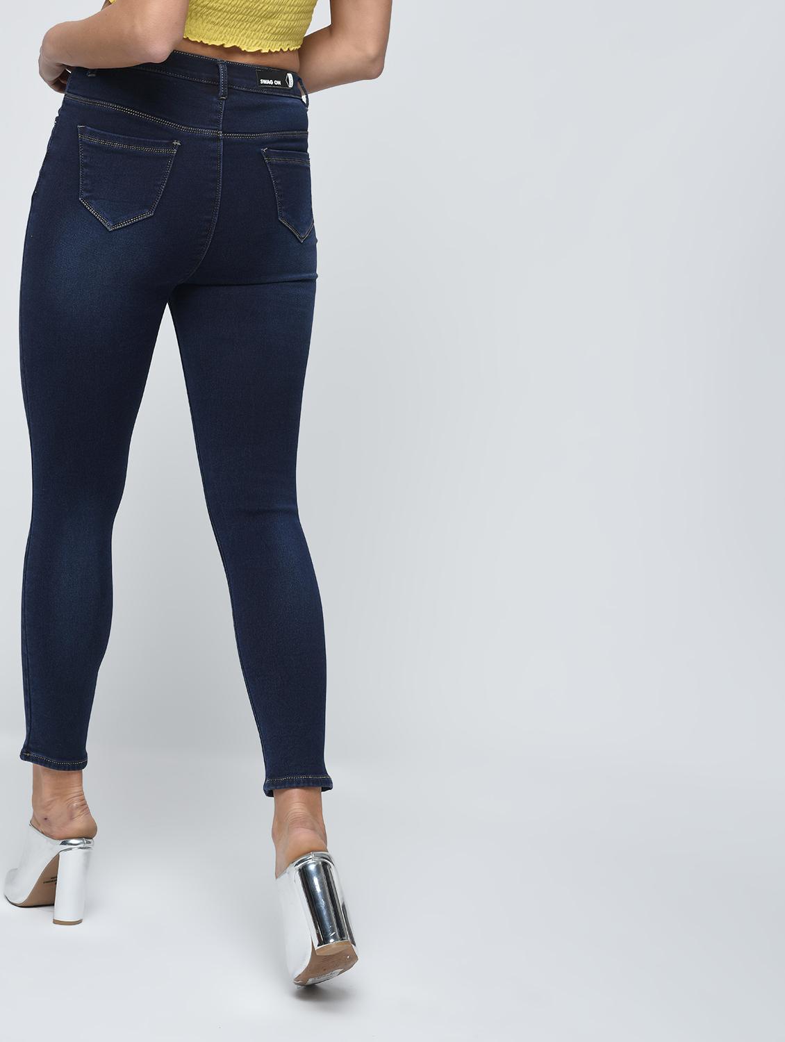 stone washed skinny jeans - 15859308 - Zoom Image - 4
