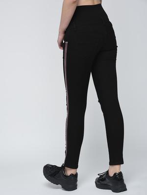 button detail side striped jeans - 15859370 - Standard Image - 4