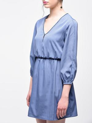 elasticated waist embellished dress - 15859733 - Standard Image - 4