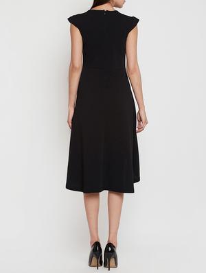 Extended sleeved high low dress - 15864556 - Standard Image - 4
