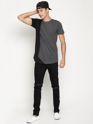 grey cut & sew t-shirt - 15865157 - Standard Image - 4