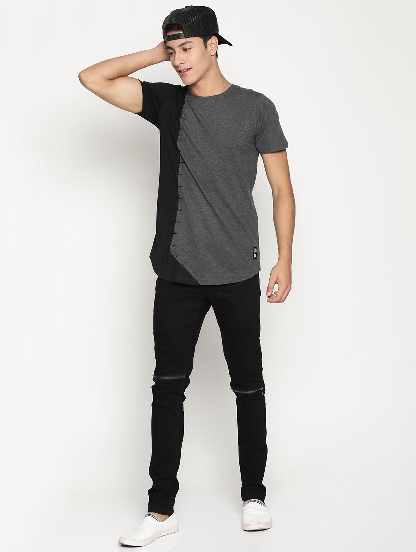 grey cut & sew t-shirt - 15865157 - Zoom Image - 4
