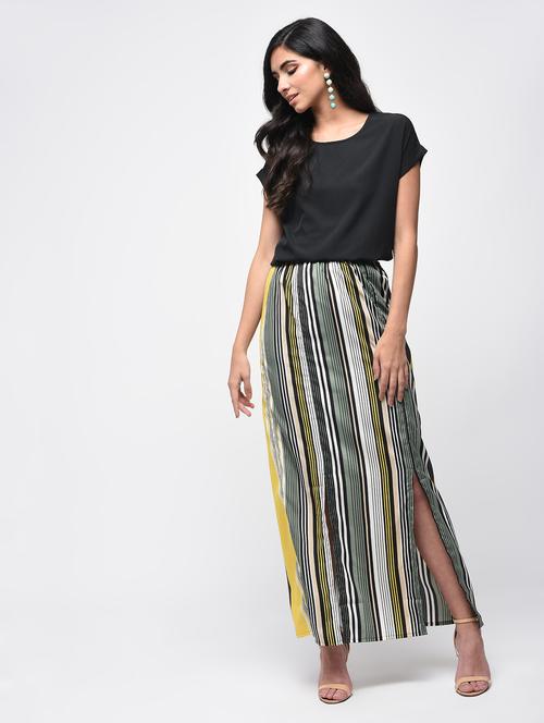 short sleeved high low tunic - 15866270 - Standard Image - 1