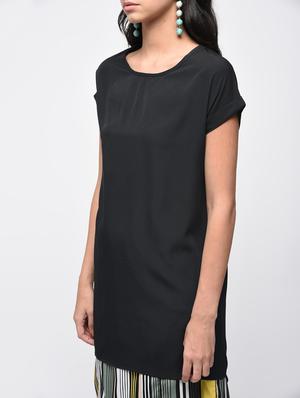short sleeved high low tunic - 15866270 - Standard Image - 4