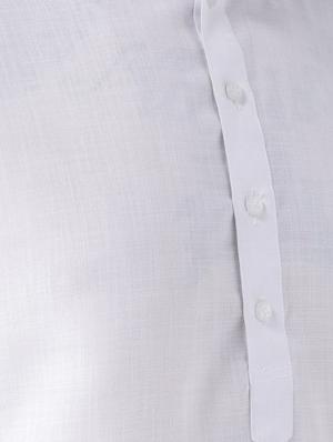 white solid kurta pyjama set - 15867328 - Standard Image - 4