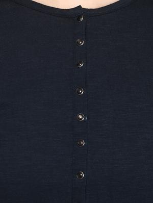 long sleeved henley tee - 15868033 - Standard Image - 4