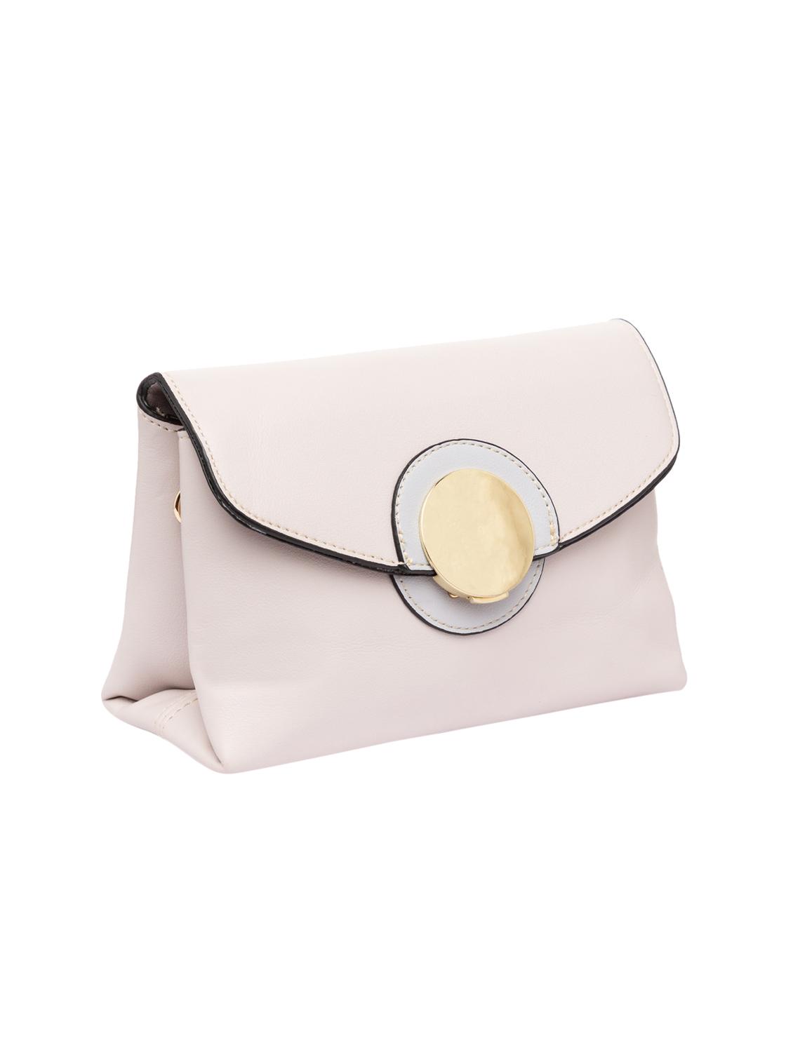 off white leatherette (pu) regular sling bag - 15869032 - Zoom Image - 4