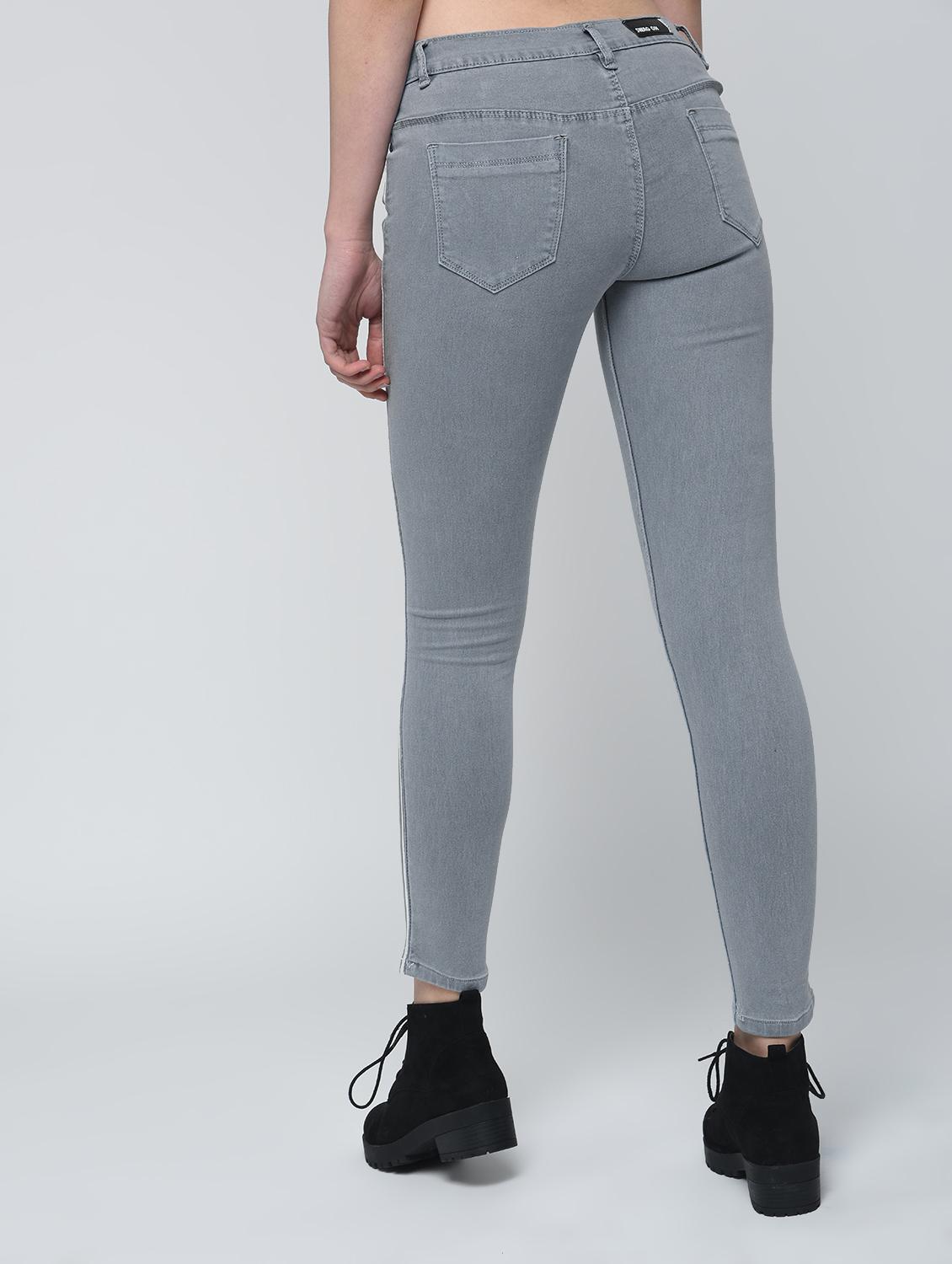 side striped skinny jeans - 15870392 - Zoom Image - 4