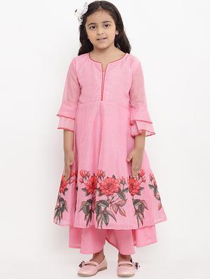 pink silk blend suit set - 15873091 - Standard Image - 4