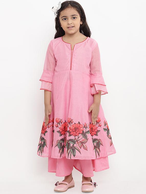 pink silk blend suit set - 15873091 - Zoom Image - 4