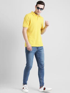 solid yellow pocket t-shirt - 15875002 - Standard Image - 4