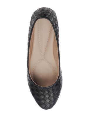 black slip on wedges - 15875172 - Standard Image - 4