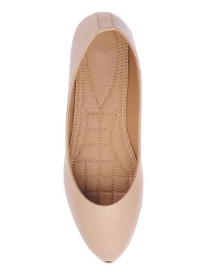 beige slip on ballerinas - 15875187 - Standard Image - 4