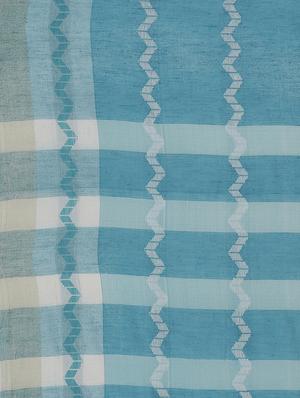 chevron border woven saree with blouse - 15876961 - Standard Image - 4