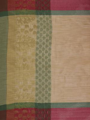 paisley zari border woven saree with blouse - 15876966 - Standard Image - 4