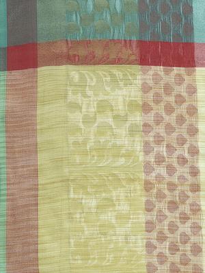paisley zari border woven saree with blouse - 15876967 - Standard Image - 4