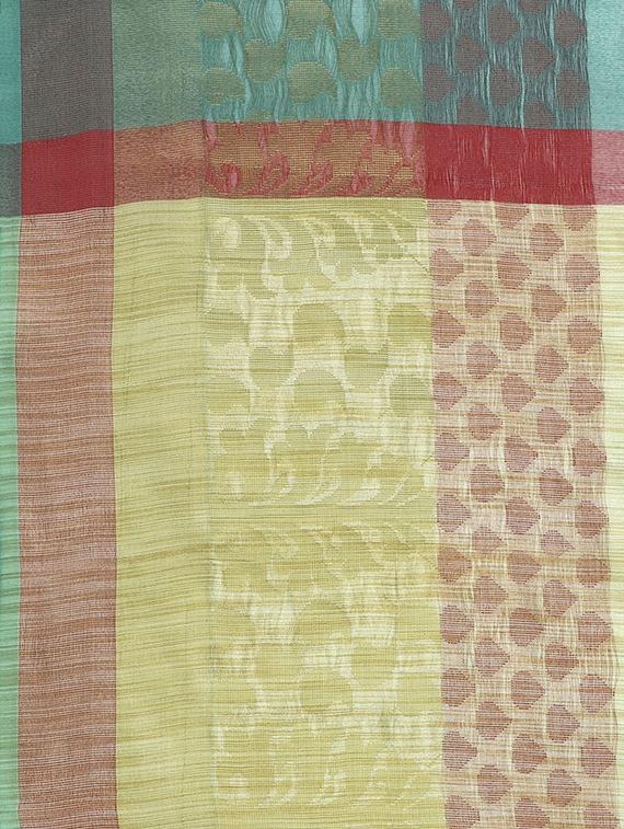 paisley zari border woven saree with blouse - 15876967 - Zoom Image - 4