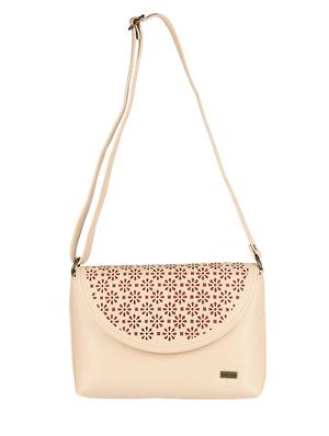 pink leatherette (pu) regular sling bag - 15877433 - Standard Image - 4