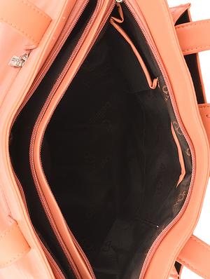 combo of leatherette (pu) regular handbag and wallet - 15879385 - Standard Image - 4