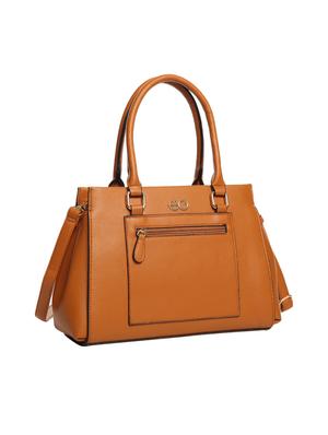 leatherette (pu) regular satchel - 15880459 - Standard Image - 4