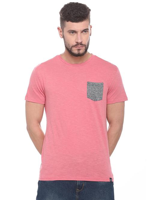 pink pocket t-shirt - 15881004 - Standard Image - 1