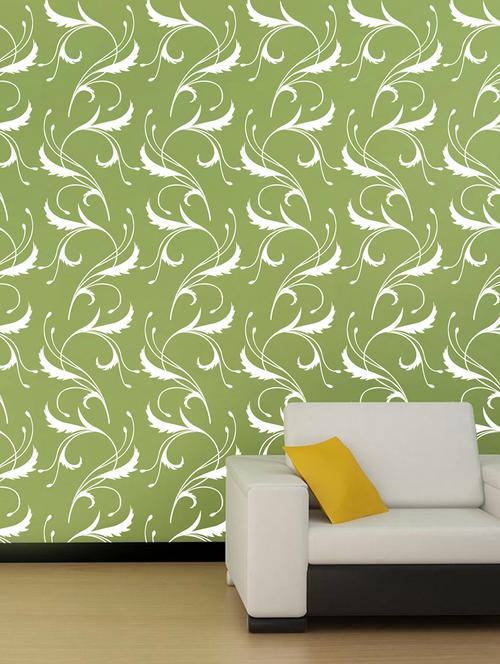 kayra decor reusable diy wall stencil painting for home decor (pvc, 16 inch x 24 inch) - 15881316 - Standard Image - 1