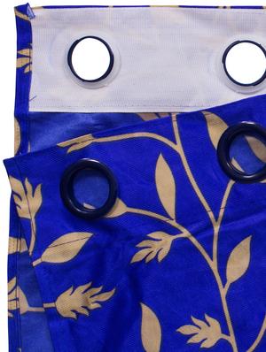 story@home blue 2 pc window curtain-5 feet - 15881747 - Standard Image - 4