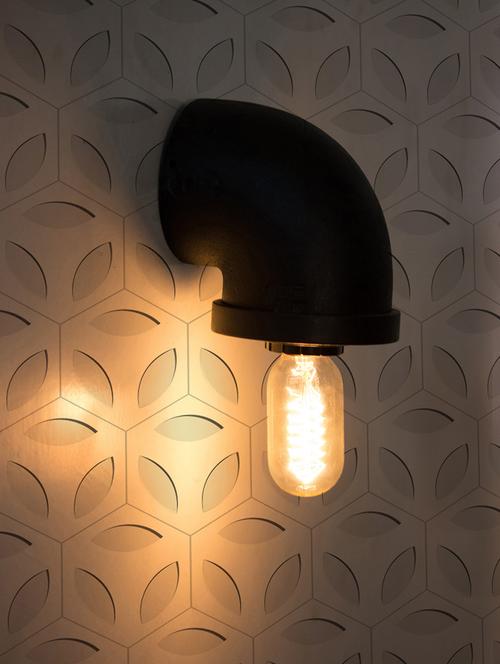 industial elbow wall light - 15882661 - Standard Image - 1