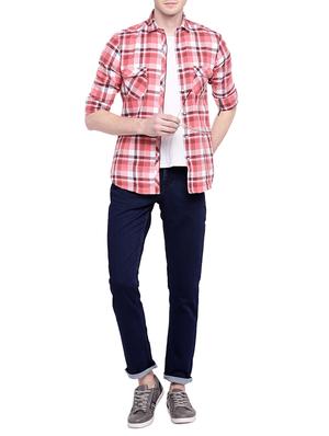 blue cotton plain jeans - 15885311 - Standard Image - 4