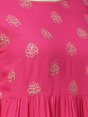 foil printed kurta with salwar set - 15891770 - Standard Image - 4
