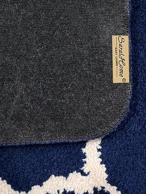 soft microfiber kitchen/bed side runner- 50x180 cm, blue - 15892947 - Standard Image - 4
