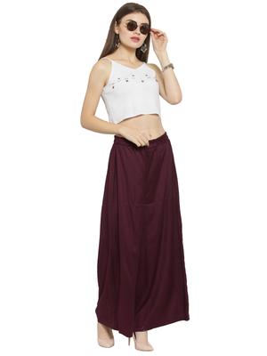 mid waist flared palazzo - 15893008 - Standard Image - 4