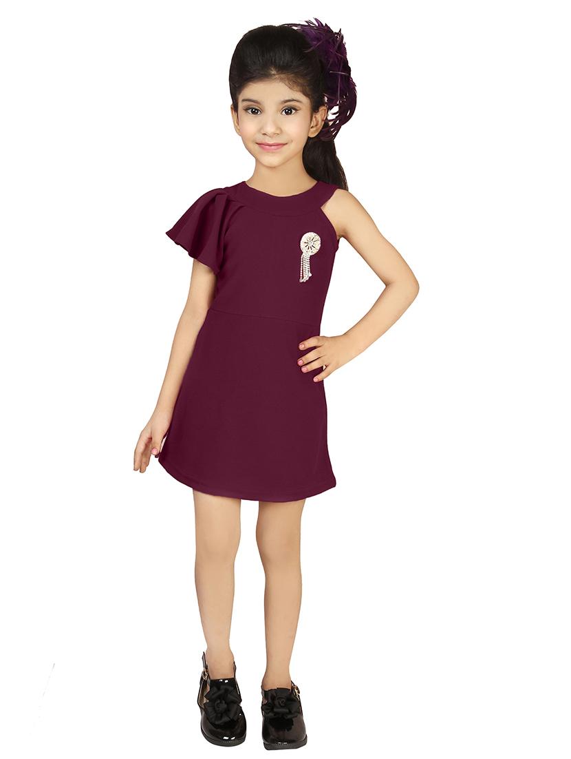 purple cotton frock - 15893048 - Zoom Image - 4