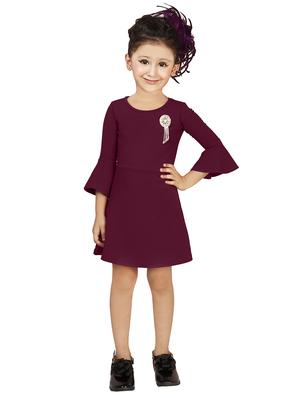 purple cotton frock - 15893050 - Standard Image - 4
