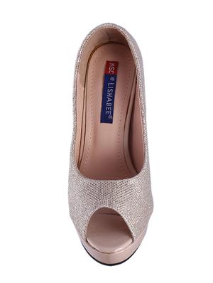 gold platforms pumps - 15897281 - Standard Image - 4