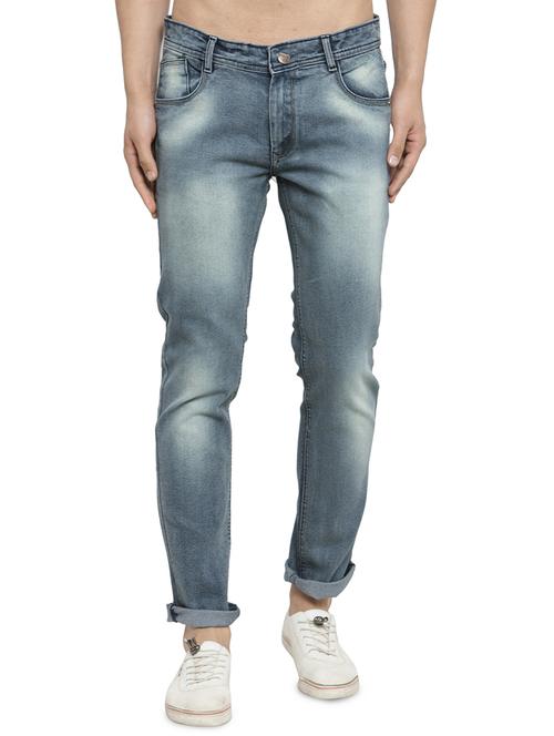 blue denim washed jeans - 15897455 - Very Small Image - 1