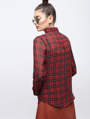 pocket patch checkered shirt - 15897884 - Standard Image - 4