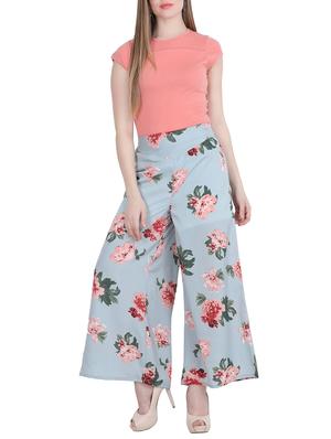 floral flared palazzo - 15899902 - Standard Image - 4