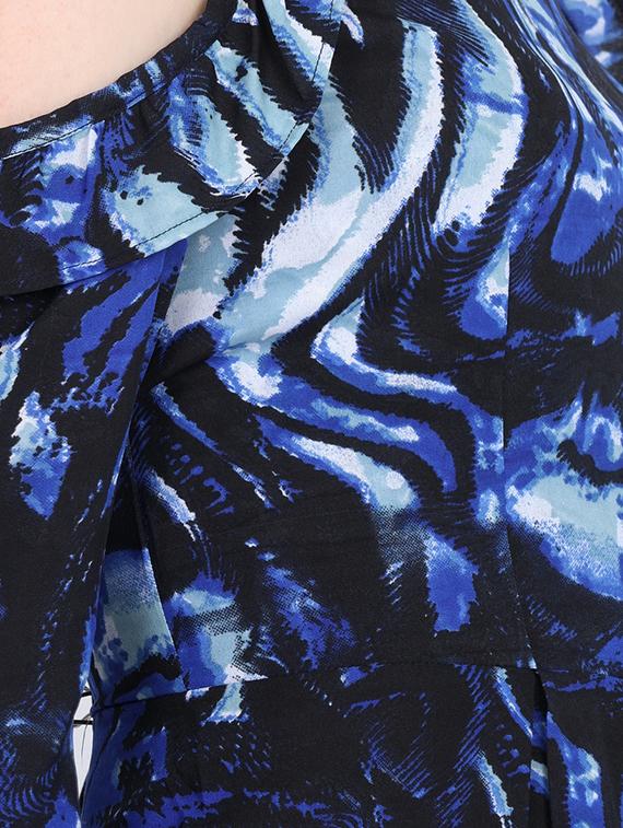 ruffled cold shoulder jumpsuit - 15899908 - Zoom Image - 4