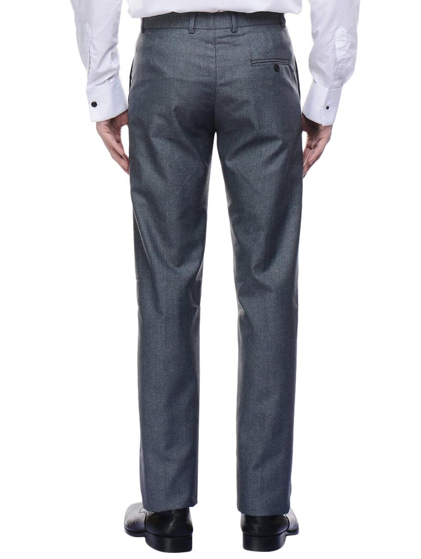 multi colored cotton flat front formal trouser - 15900228 - Zoom Image - 7