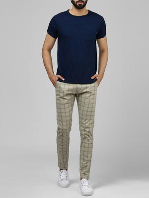 beige cotton chinos - 15900719 - Standard Image - 4