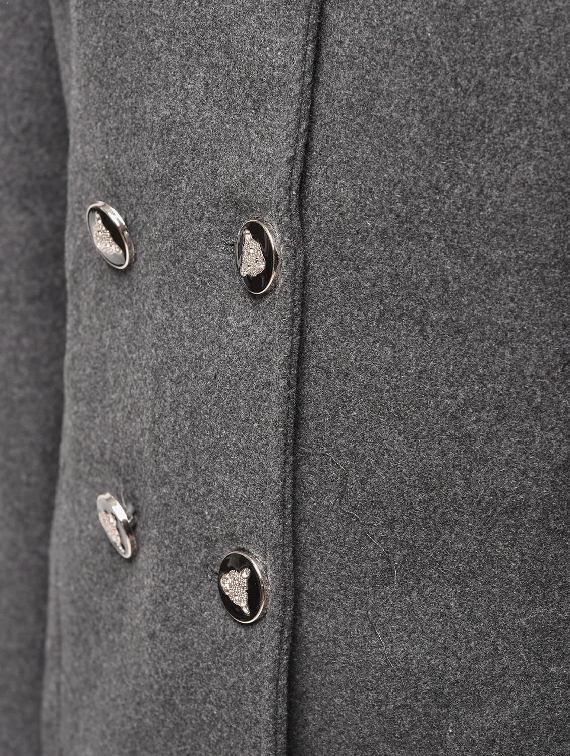 fur collar double breasted coat - 15900956 - Zoom Image - 7