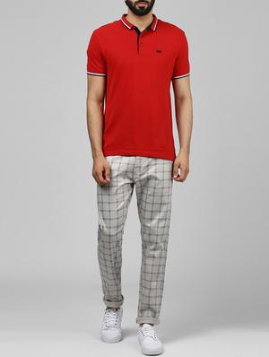 beige cotton chinos - 15901350 - Standard Image - 4