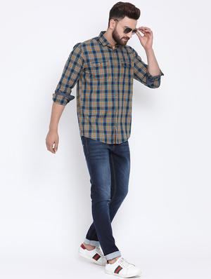 multicolor checkered casual shirt - 15902958 - Standard Image - 4