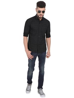 black printed casual shirt - 15903316 - Standard Image - 4