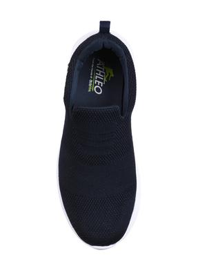navy Fabric slip on sport shoes - 15903982 - Standard Image - 4