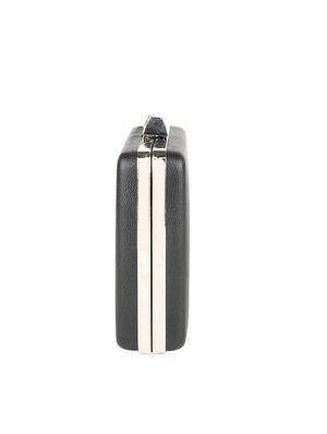 black leatherette (pu) regular clutch - 15904609 - Standard Image - 4